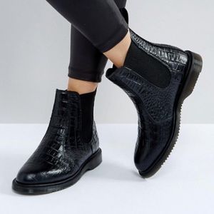 Dr. Marten Flora Croc Boots